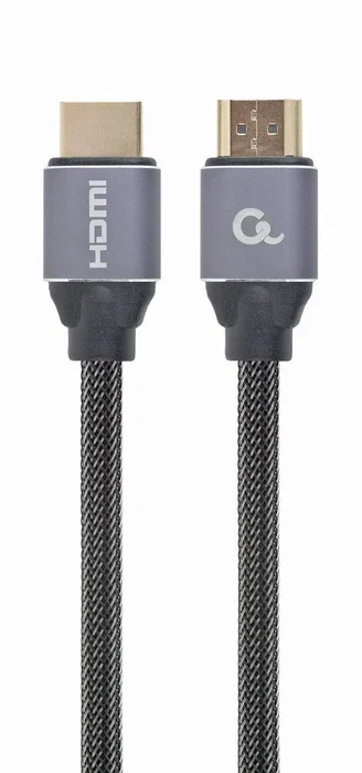 GEMBIRD Cable HDMI Premium 4K UHD + Ethernet 1m Trenzado Gris