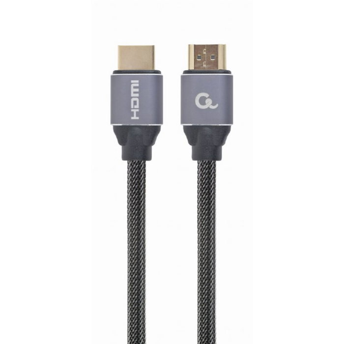 GEMBIRD Cable HDMI Premium 1m 4K UHD + Ethernet Trenzado Gris