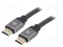 GEMBIRD Cable HDMI Premium 1m 4K UHD con Ethernet Gris