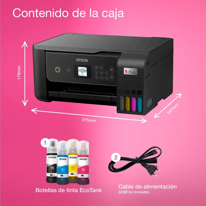 Epson EcoTank ET-2870 Multifuncional Inyección de Tinta Negro
