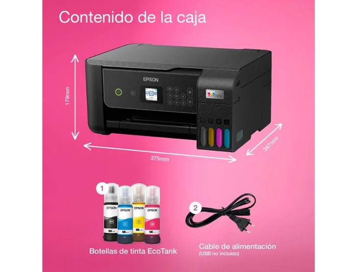 Epson EcoTank ET-2870 Multifuncional Inyección de Tinta Negro