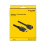 DeLOCK Alargador de Cable DisplayPort 1.2, Cable de Extensión Macho a Hembra 5m, Soporta 4K a 60 Hz, Negro - Referencia DELOCK DisplayPort 1.2 Verlngerungskabel 4K 60 Hz 5m
