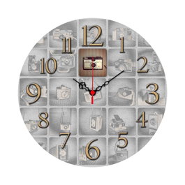 Wallity Ms-45 Reloj Decorativo MDF 40 cm