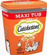Whiskas Catisfactions Tub Comida Húmeda para Gatos, 2 x 350 g
