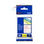 Brother Cinta Laminada TZe132 Texto Rojo sobre Transparente 12 mm