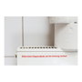 Brother Cinta Laminada TZe132 Texto Rojo sobre Transparente 12 mm