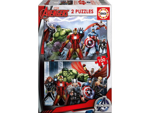 Educa Borrás Puzzles Vengadores Avengers Marvel 2x100pzs Educa Borrás Puzzles Vengadores Avengers Marvel 2x100pzs