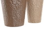 DKD Home Decor Jarron Moderno Beige Dorado Metal Set de 2 Piezas 29 x 53 x 28 cm
