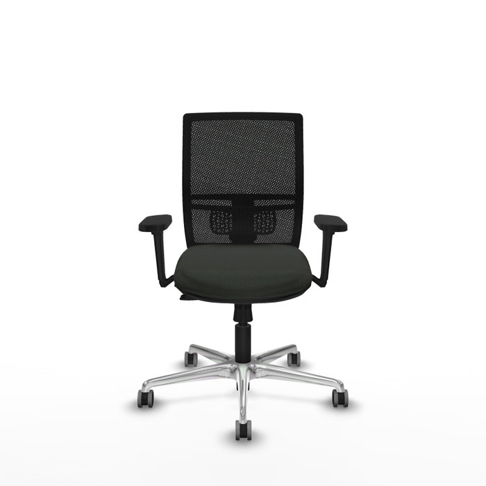 PIQUERAS Y CRESPO Silla de oficina Yunquera con mecanismo Sincro/Traslack Negro PIQUERAS Y CRESPO Silla de oficina Yunquera con mecanismo Sincro/Traslack Negro