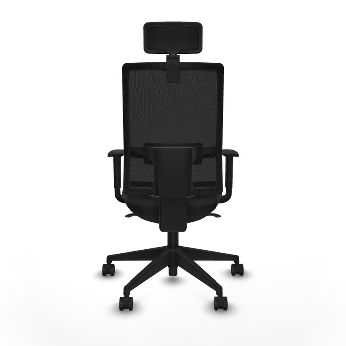 PIQUERAS Y CRESPO Silla de oficina Horna con mecanismo Sincro Gris oscuro/Negro