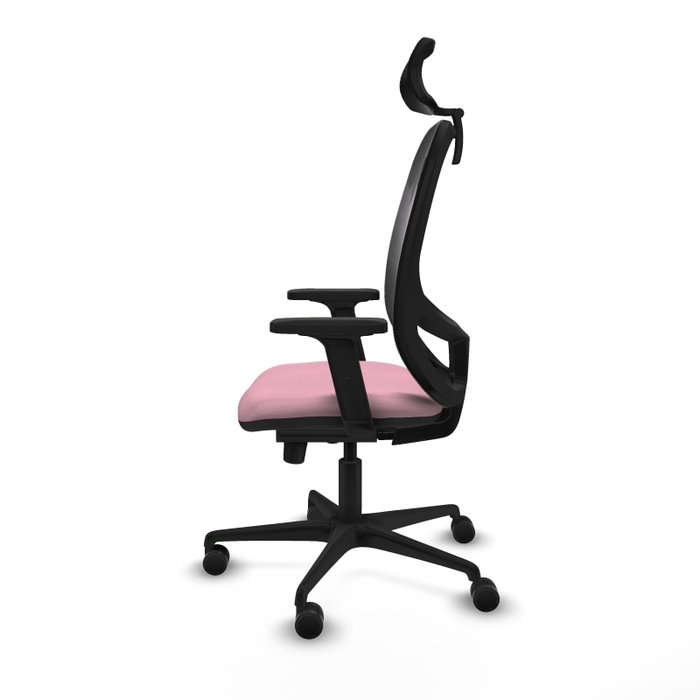 PIQUERAS Y CRESPO Silla de oficina Cilanco con mecanismo Sincro, Rosa y Negro PIQUERAS Y CRESPO Silla de oficina Cilanco con mecanismo Sincro, Rosa y Negro