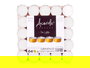 Acorde Set 50 Velas Tealight 4 Horas Color Oro 19x3x19 cm (Set de 20)