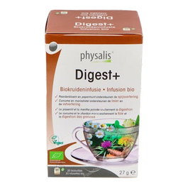 PHYSALIS Digest+ Infusión Bio 20 Filtros - Apoya la Digestión y la Función Hepática con Diente de León, Menta y Cúrcuma
