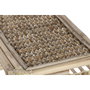 DKD Home Decor Mesa de Centro de Ratán y Bambú Natural
