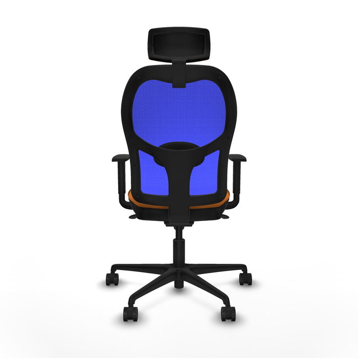 PIQUERAS Y CRESPO Silla de oficina Jorquera Sincro Naranja y Azul