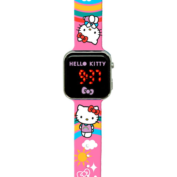Kids Licensing Reloj Hello Kitty HK50201 Digital 24h Cierre Hebilla Ajustable Colorido +3 Años