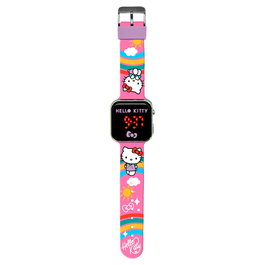 Kids Licensing Reloj Hello Kitty HK50201 Digital 24h Cierre Hebilla Ajustable Colorido +3 Años