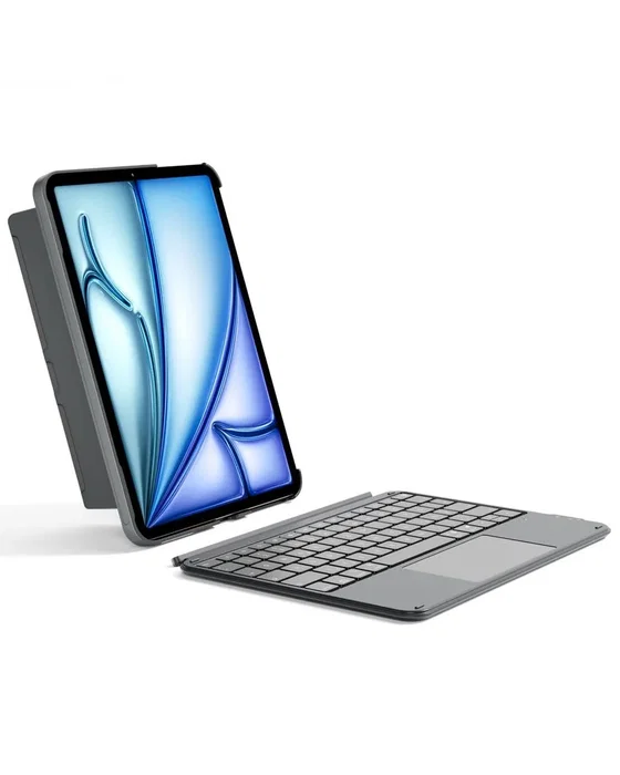 Inateck Funda con Teclado QWERTZ y Touchpad Gris KB04122