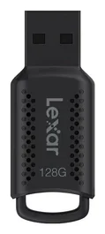 Lexar JumpDrive LJDV400128G-BNBNG - Unidad Flash USB 3.2 Gen 1, 128 GB, Negro, Velocidad Lectura 100 MB/s