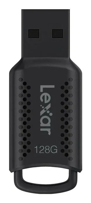 Lexar JumpDrive LJDV400128G-BNBNG - Unidad Flash USB 3.2 Gen 1, 128 GB, Negro, Velocidad Lectura 100 MB/s