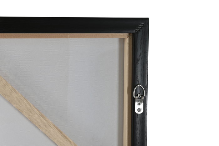 DKD Home Decor Cuadro Negro Blanco 100 x 4 x 120 cm (2 Unidades)