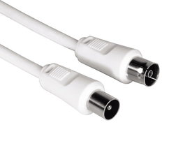 Hama Cable antena cable m-h 75db 3m blanco s/b