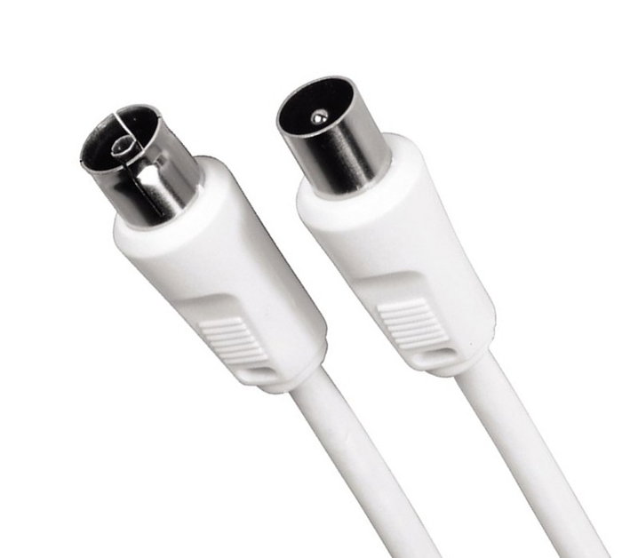 Hama Cable antena cable m-h 75db 3m blanco s/b Hama Cable antena cable m-h 75db 3m blanco s/b