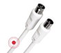Hama Cable antena cable m-h 75db 3m blanco s/b