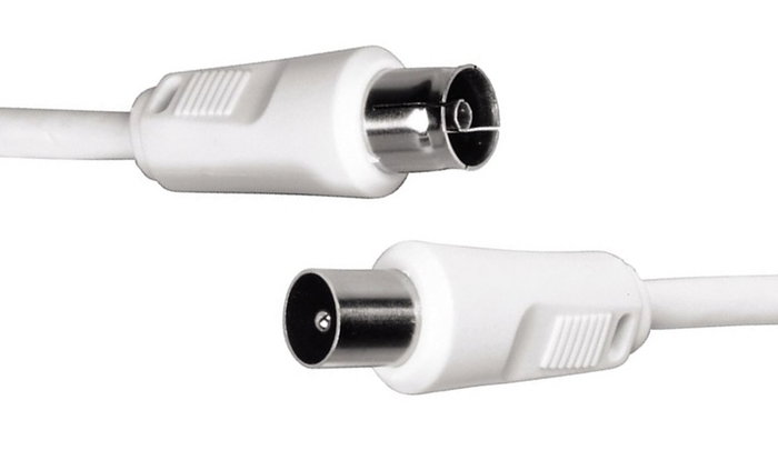 Hama Cable antena cable m-h 75db 3m blanco s/b Hama Cable antena cable m-h 75db 3m blanco s/b