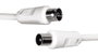 Hama Cable antena cable m-h 75db 3m blanco s/b