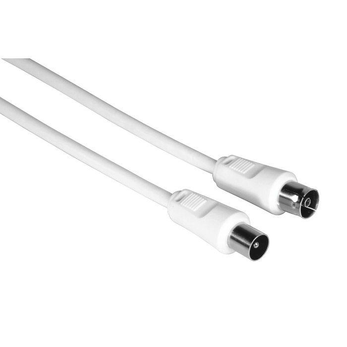 Hama Cable antena cable m-h 75db 3m blanco s/b Hama Cable antena cable m-h 75db 3m blanco s/b