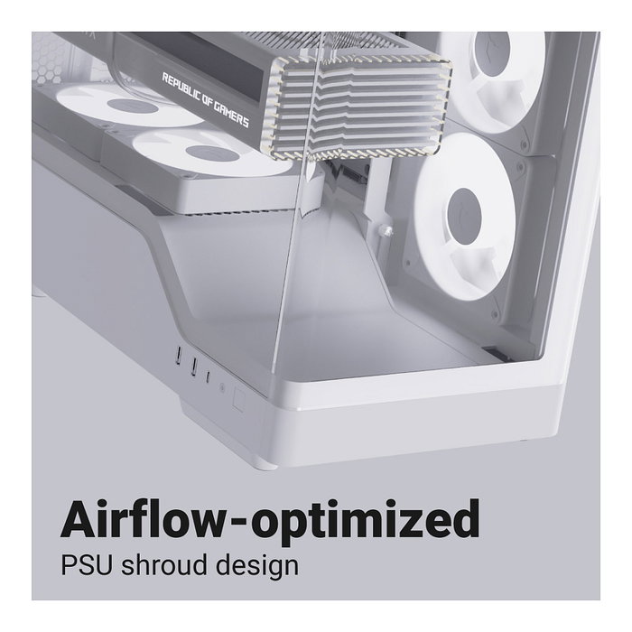 Aerocool P500A-WT Midi Tower Blanco con Vidrio Templado Aerocool P500A-WT Midi Tower Blanco con Vidrio Templado