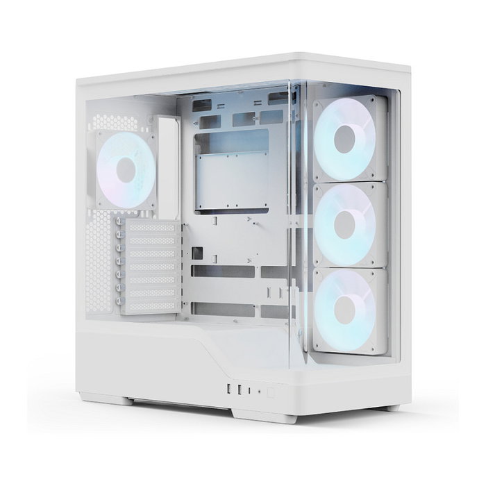 Aerocool P500A-WT Midi Tower Blanco con Vidrio Templado Aerocool P500A-WT Midi Tower Blanco con Vidrio Templado