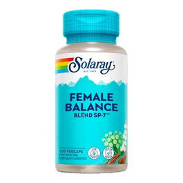 SOLARAY Female Balance 100 Cápsulas Vegetales - Suplemento para Desajustes Hormonales y Menopausia. Vegano.