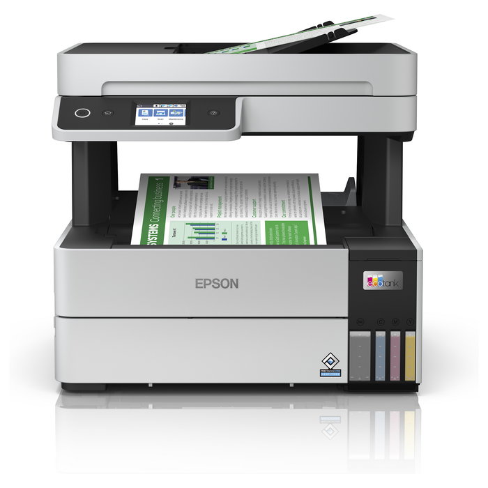 Epson ET-5150 Impresora Multifuncional 3 en 1, Inyección de Tinta, A4, WLAN, ADF, Duplex Color