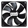 Unykach Ventilador para Caja de PC 120 mm Negro, 1800 RPM, PWM 4 Pines, 53.5 CFM, 29.5 dB, Doble Bola