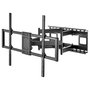 Equip Soporte de pared 60"-120" 1 tft 120kg 2 articulaciones inclinable Negro