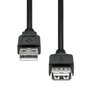 ProXtend Cable Extensión USB 2.0 Negro 1M
