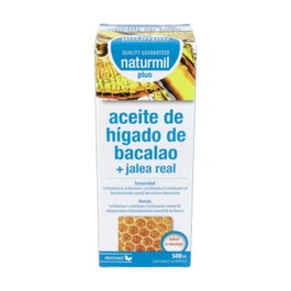 Naturmil Aceite de Hígado de Bacalao con Jalea Real Plus 500 ml