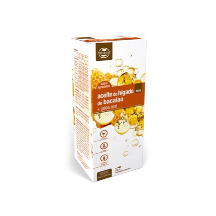DIETMED Aceite de Hígado de Bacalao + Jalea Real Plus Sabor Naranja 500ml