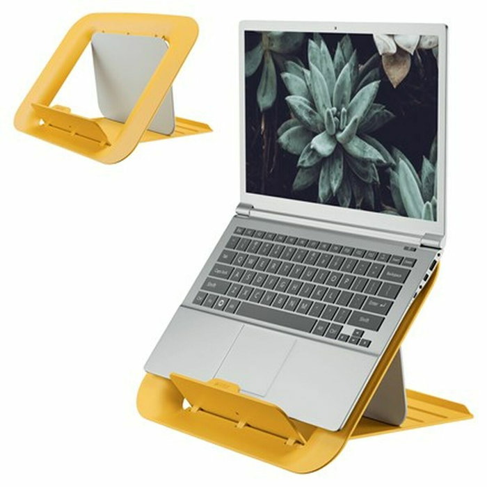 LEITZ Soporte Ergo Cosy Amarillo para Portátil de 13 a 17 Pulgadas