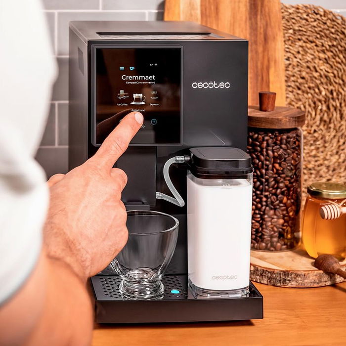 Cafetera Superautomática Cecotec Cremmaet Compactccino Connected 1350 W Negro 19 bar