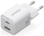 Aisens Cargador GaN 35W con 2 Puertos USB-C y USB-A, Blanco