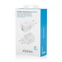 Aisens Cargador GaN 35W con USB-C y USB-A Blanco