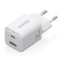 Aisens Cargador GaN 35W con USB-C y USB-A Blanco
