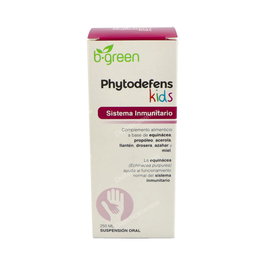 B.GREEN (LAB. LEBUDIT) Phytodefens Kids 250Ml Jarabe para el Sistema Inmunitario con Equinácea y Sabor a Cereza