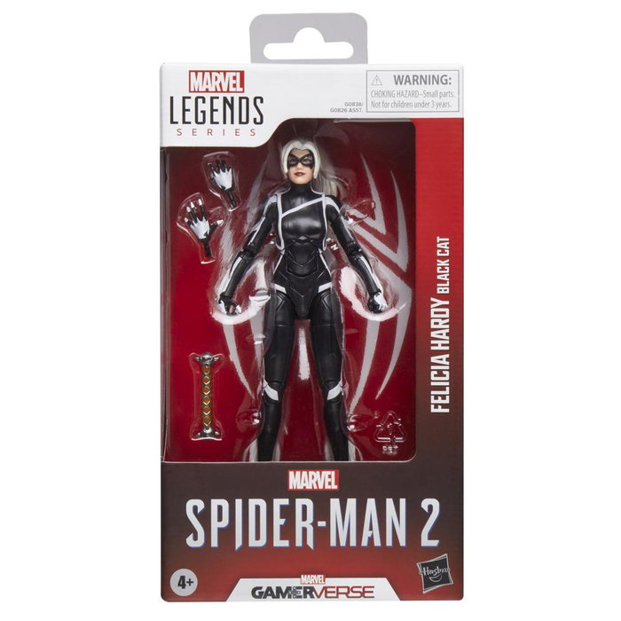 Hasbro Marvel Legends Series Spider-Man Figura de Acción Felicia Hardy Black Cat, Escala 15 cm