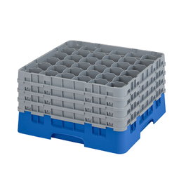 CAMBRO Cesta de lavado 36 comp. Azul