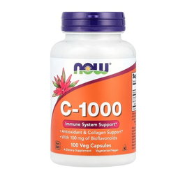 NOW Vitamina C con Bioflavonoides 1000mg 100 cápsulas