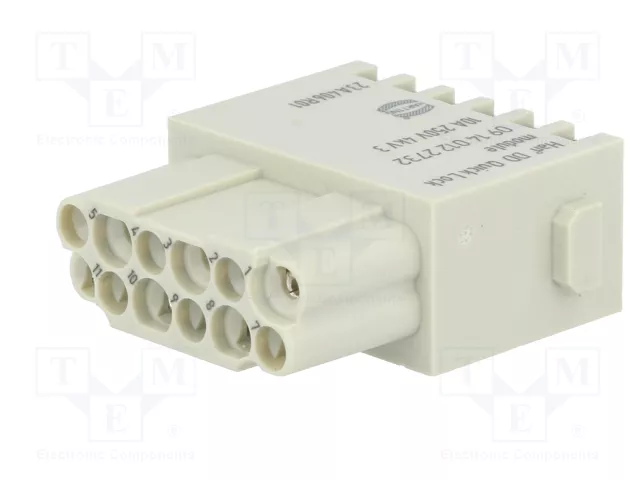 HARTING Han DD Quick-Lock módulo hembra de 12 pines